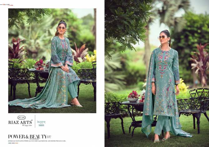 Musafir Vol 10 By Riaz Arts Printed Karachi Cotton Dress Material Wholesale Shop In Surat
